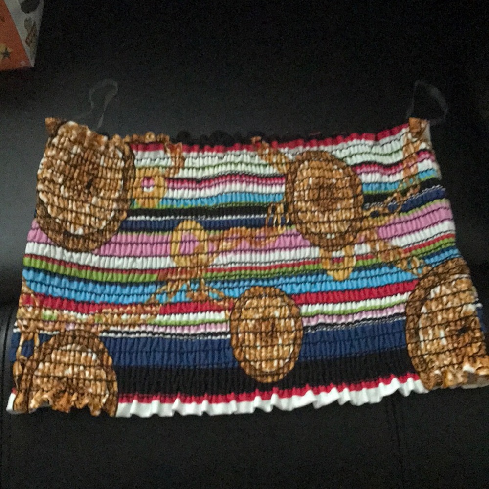 Print Tube Top nwot